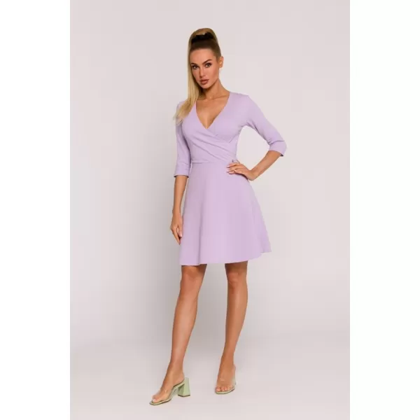  Dámské šaty MOE M786 PURPLE 