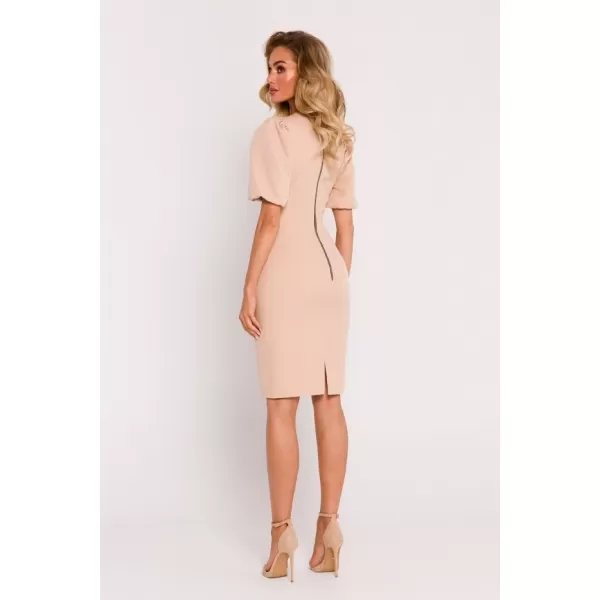  Dámské šaty MOE M779 BEIGE 