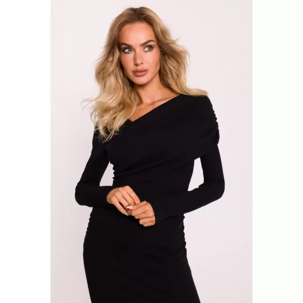  Dámské šaty MOE M820 BLACK 