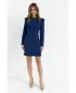 Dámské šaty MOE M755 NAVY BLUE