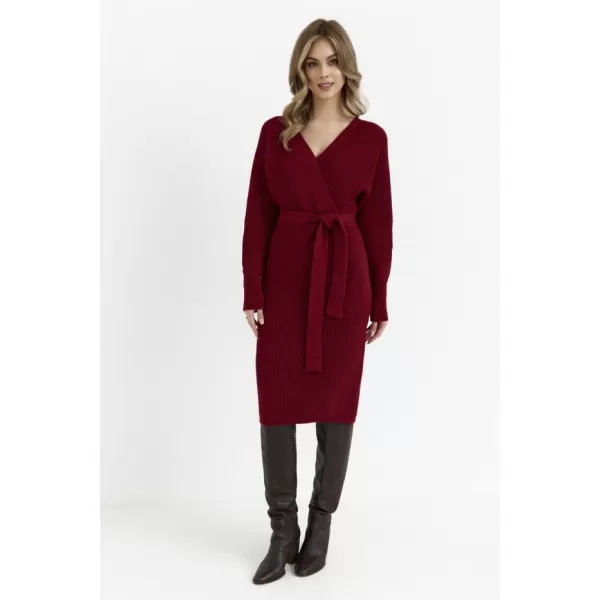  Dámské šaty MOE M810 MAROON 
