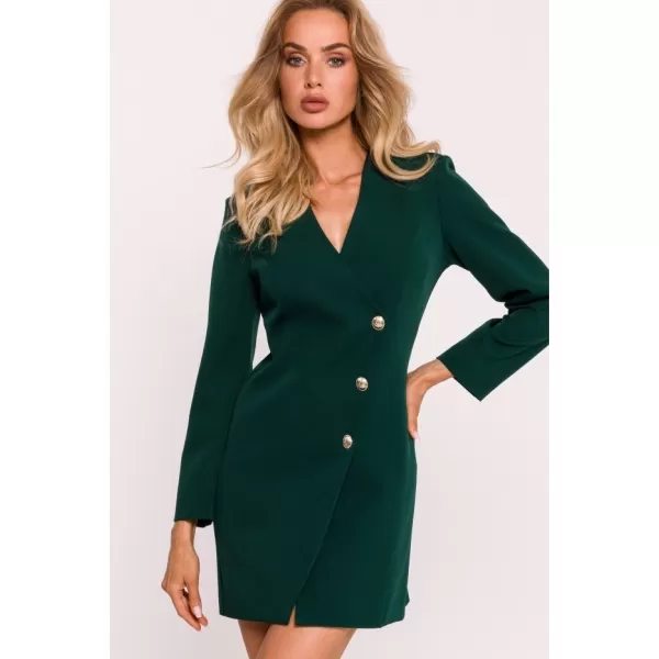  Dámské šaty MOE M793 BOTTLE GREEN 