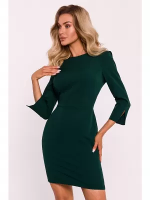 Dámské šaty MOE M815 BOTTLE GREEN