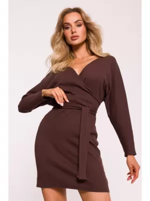 Dámské šaty MOE M819 BROWN