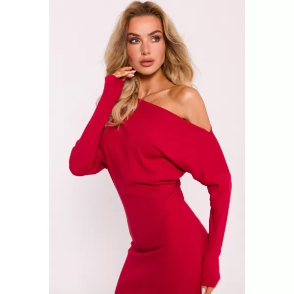  Dámské šaty MOE M818 RED 