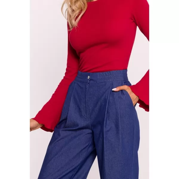  Dámské kalhoty MOE M799 BLUE 