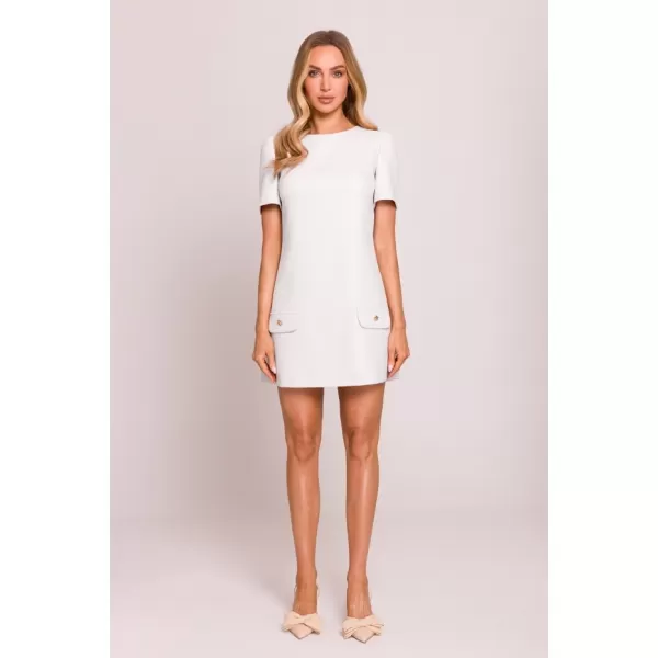  Dámské šaty MOE M855 CREAM 