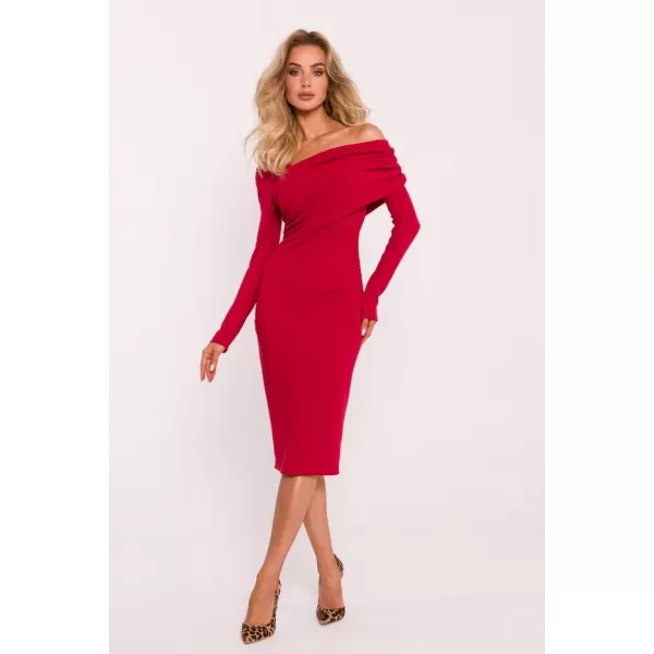 Dámské šaty MOE M820 RED 