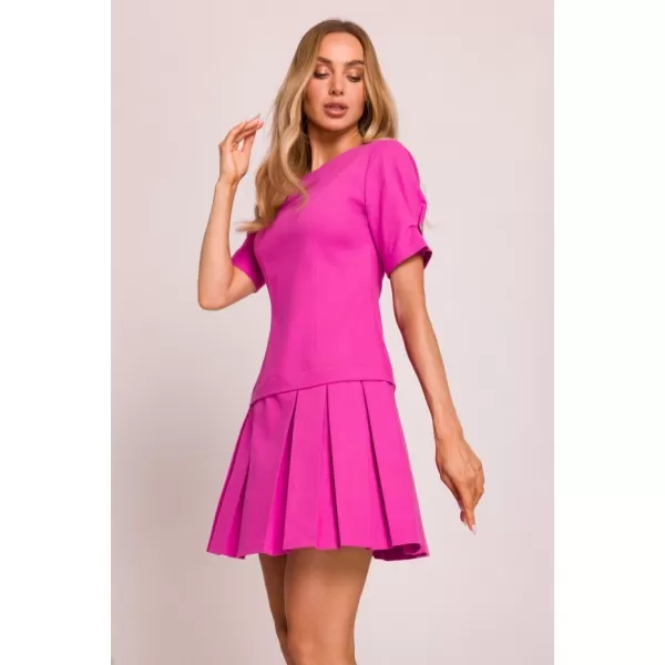 Dámské šaty MOE M842 PINK 