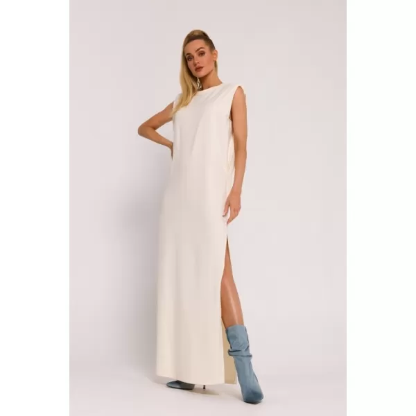  Dámské šaty MOE M790 CREAM 