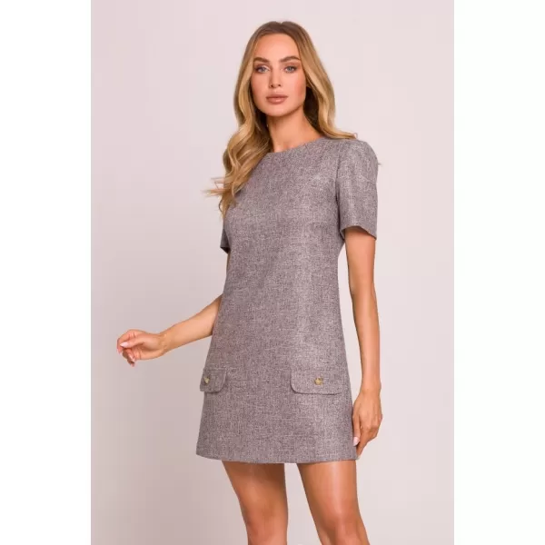  Dámské šaty MOE M855 GRAPHITE 