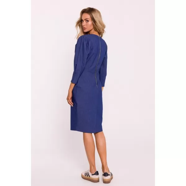  Dámské šaty MOE M803 BLUE 