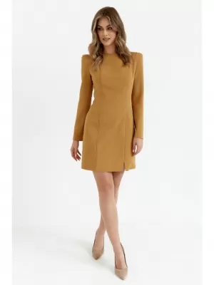Dámské šaty MOE M755 CINNAMON