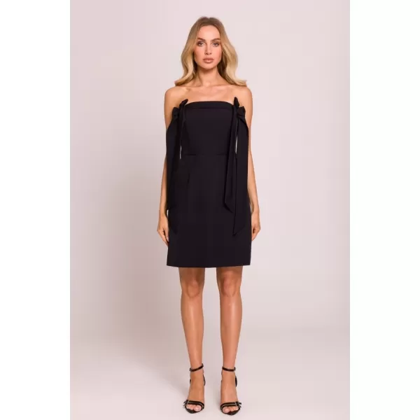  Dámské šaty MOE M851 BLACK 