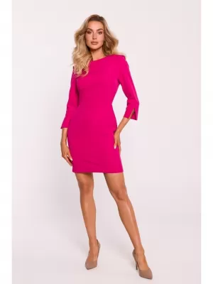 Dámské šaty MOE M815 FUCHSIA