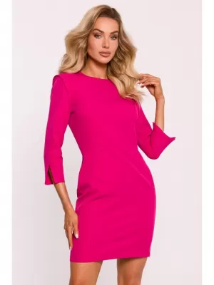 Dámské šaty MOE M815 FUCHSIA