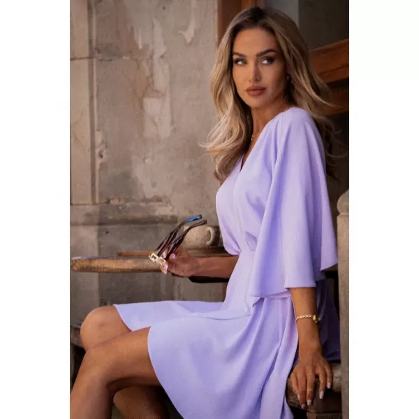 Dámské šaty MOE M785 PURPLE 