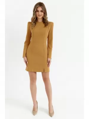 Dámské šaty MOE M755 CINNAMON