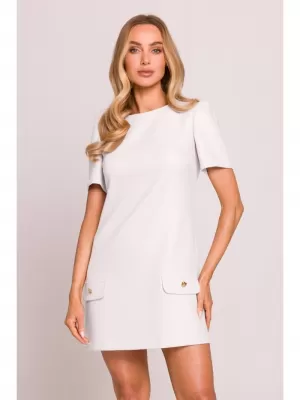 Dámské šaty MOE M855 CREAM