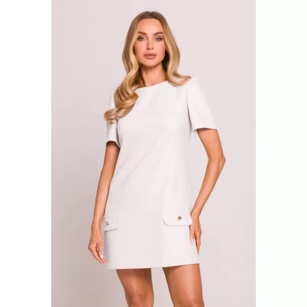  Dámské šaty MOE M855 CREAM 