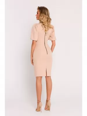 Dámské šaty MOE M779 BEIGE