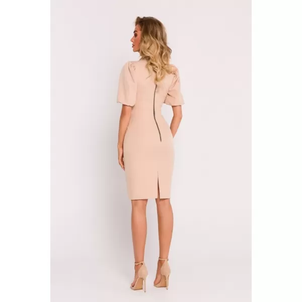  Dámské šaty MOE M779 BEIGE 