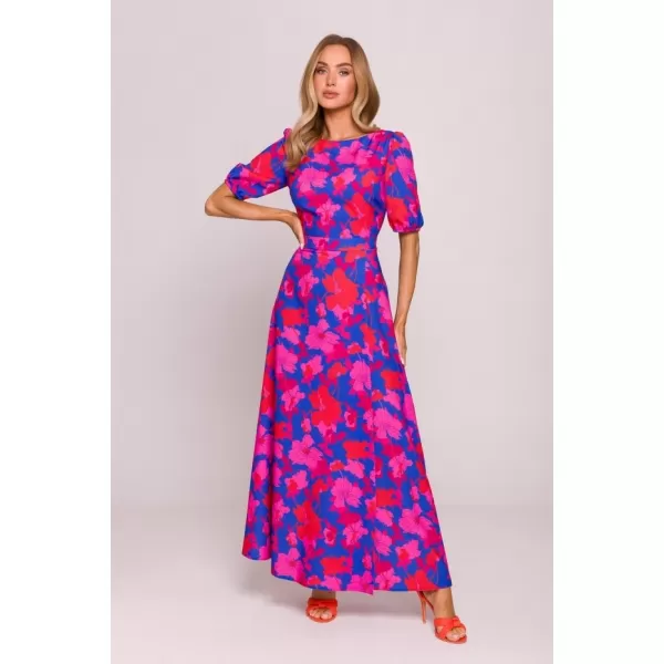  Dámské šaty MOE M858 PINK 