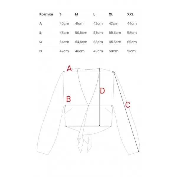  Dámský crop top MOE M861 JEANS 