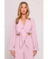 Dámský crop top MOE M861 CREPEPINK
