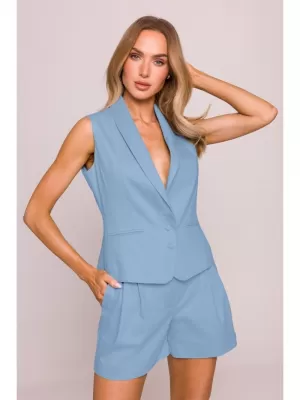 Dámská vesta MOE M859 LIGHT BLUE