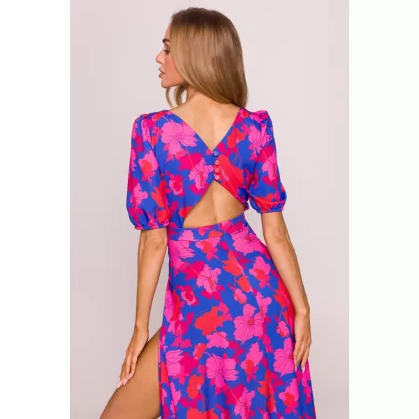  Dámské šaty MOE M858 PINK 