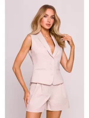 Dámská vesta MOE M859 BEIGE
