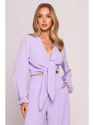 Dámský crop top MOE M861 PURPLE