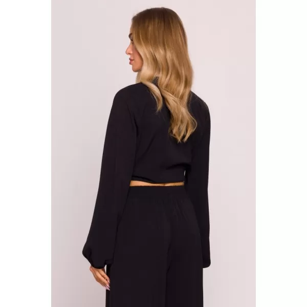  Dámský crop top MOE M861 BLACK 