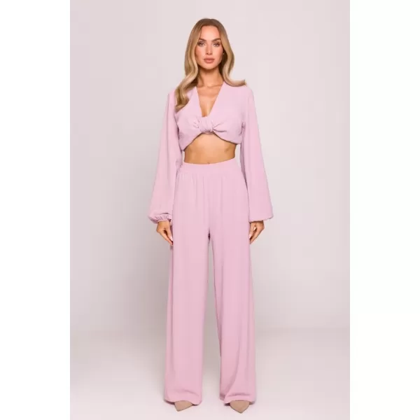  Dámské legíny MOE M862 CREPEPINK 