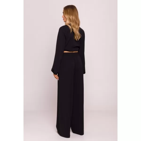  Dámský crop top MOE M861 BLACK 