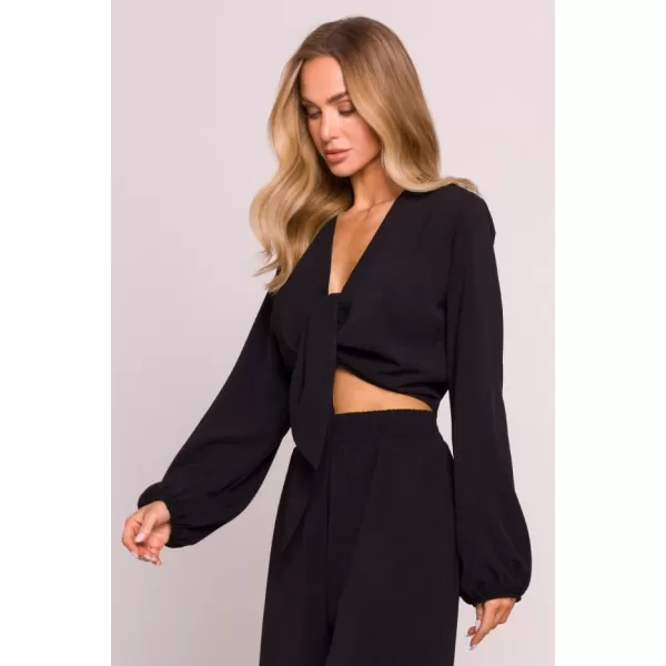  Dámský crop top MOE M861 BLACK 