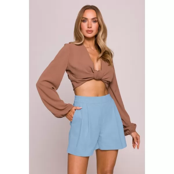 Dámské kraťasy MOE M860 LIGHT BLUE 
