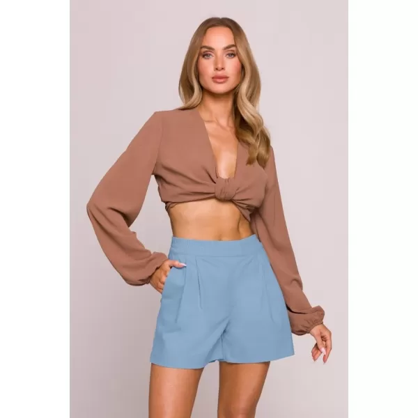  Dámské kraťasy MOE M860 LIGHT BLUE 